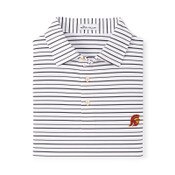USC Trojans Men's Peter Millar White Tommy Head Wiggs Stripe Performance Polo